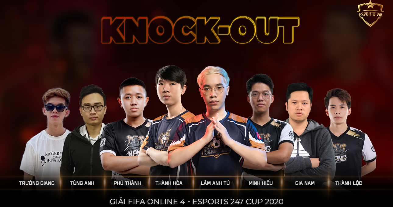 Lịch thi đấu vòng knockout FIFA Online 4 Esports 247 Cup