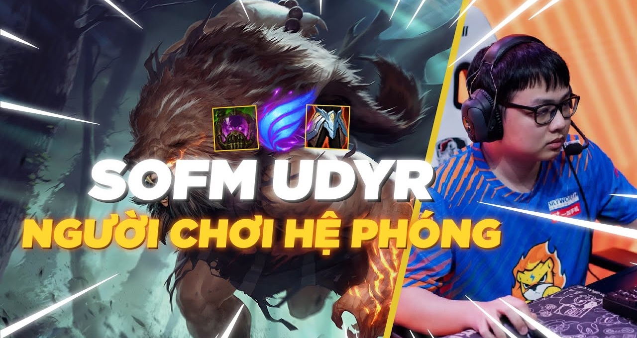 VIDEO: SofM sử dụng Udyr siêu khó chịu tại rank Hàn