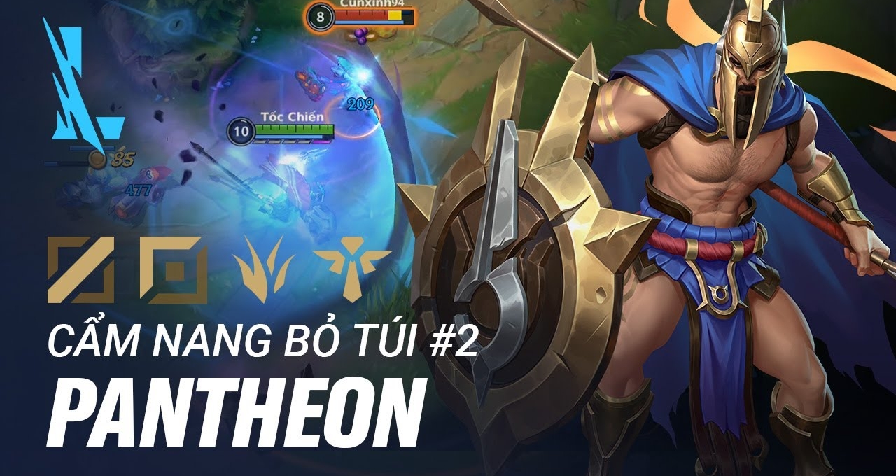 LMHT Tốc Chiến: Hướng dẫn chơi - xây dựng trang bị Pantheon ở cả 4 vị trí