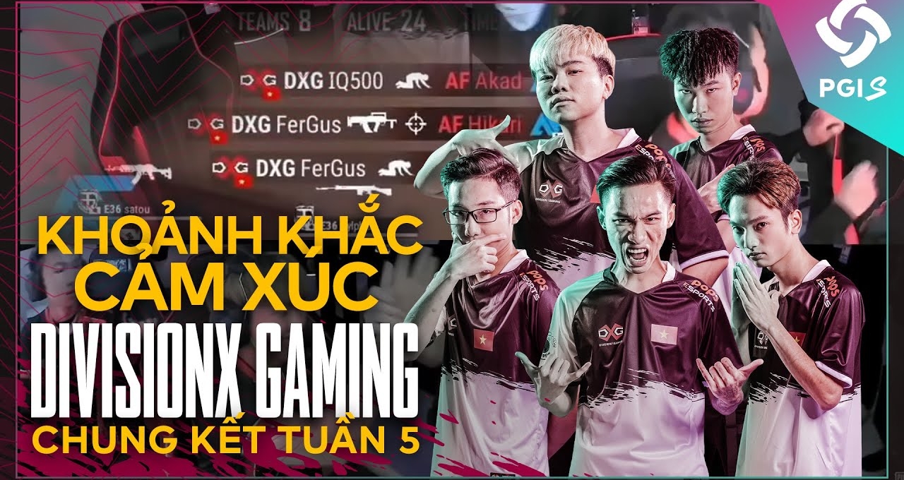 PGI.S 2021: DXG và những khoảnh khắc khó quên tại vòng chung kết tuần 5