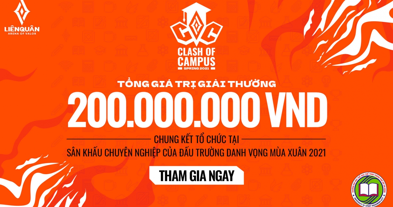 Liên Quân Mobible mở đăng kí giải đấu sinh viên Clash of Campus