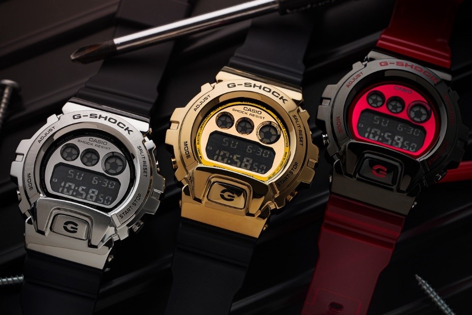 Đồng hồ Casio G-Shock kim loại ra mắt mẫu mới cực ngầu