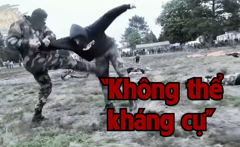 VIDEO: Lực lượng đặc biệt Nga, Pháp ' Tay không đối kháng '