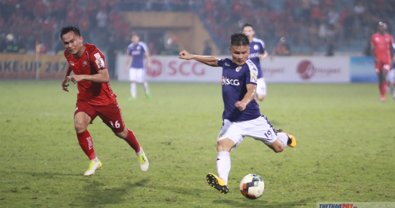 Dư âm vòng 6 V-League: Siêu phẩm phút bù giờ của Quang Hải