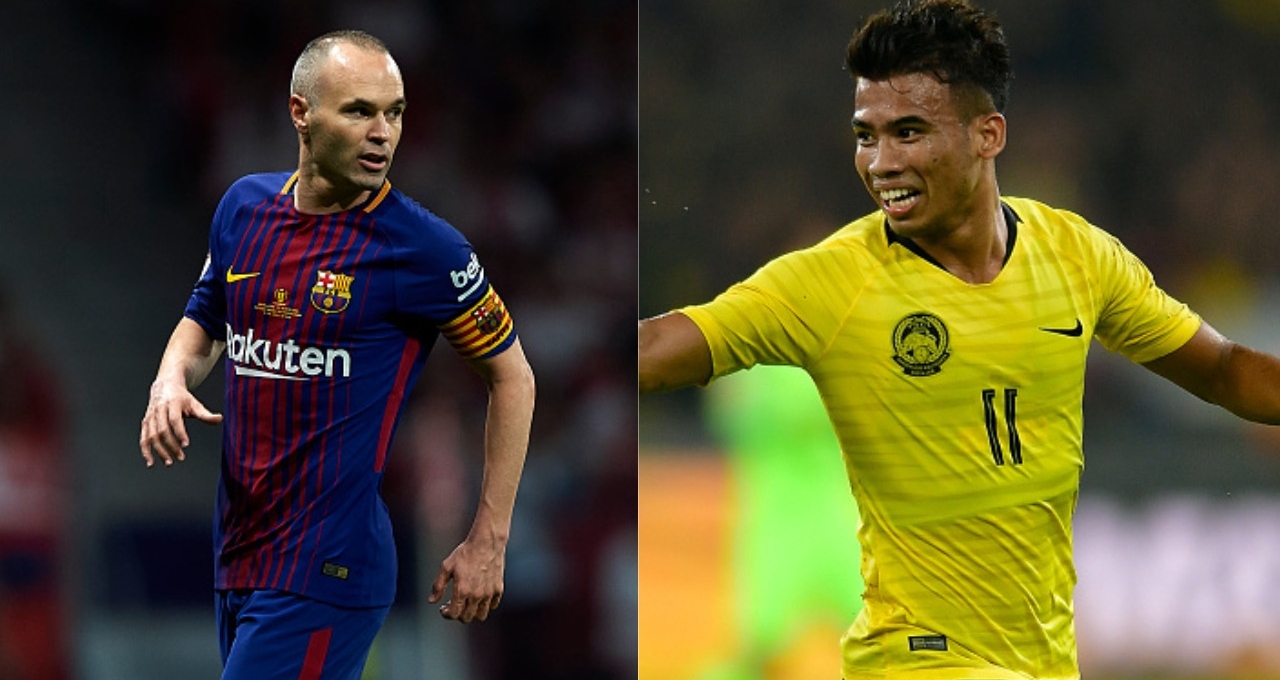 Trụ cột Malaysia lu mờ trước đẳng cấp của Iniesta ở cúp C1 châu Á