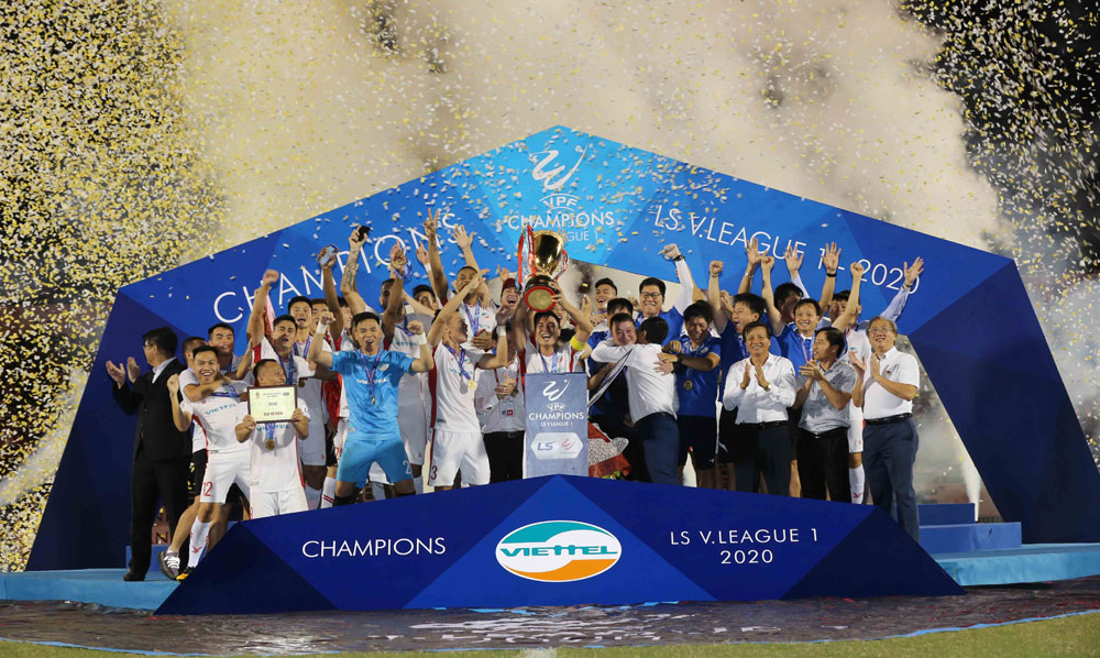 Viettel vô địch V-League 2020