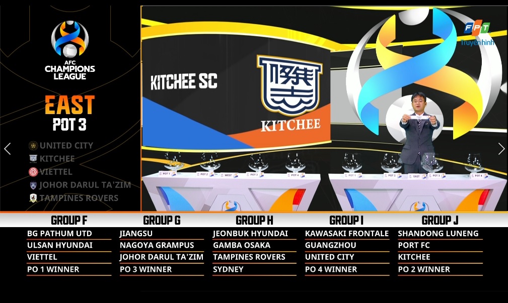 VIDEO: Đại diện Việt Nam rơi vào bảng đấu khó ở AFC Champions League