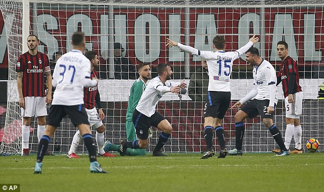 Highlights: AC Milan 0-2 Atalanta (Vòng 18 - Serie A)