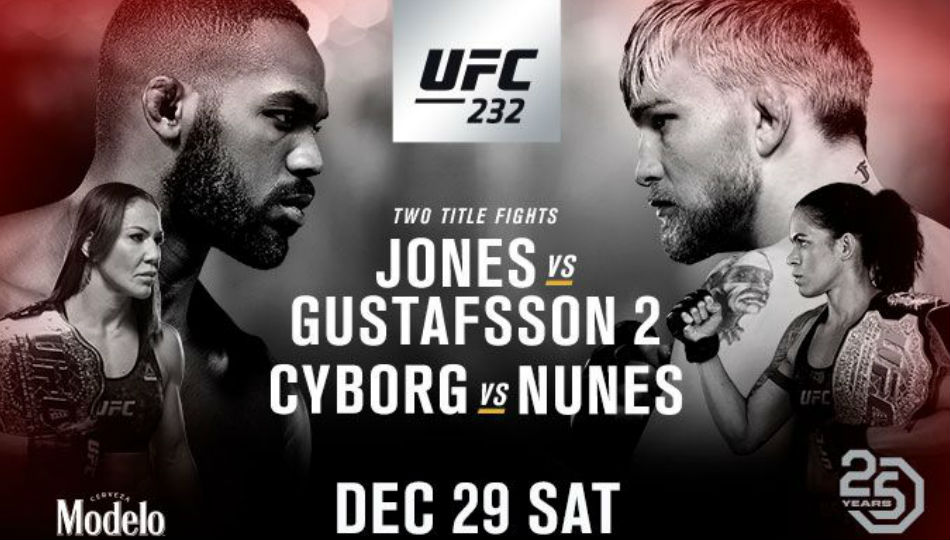 UFC 232: Jon Jones trở lại, Amanda Nunes soán ngôi 'quái vật' Cyborg đầy ngoạn mục