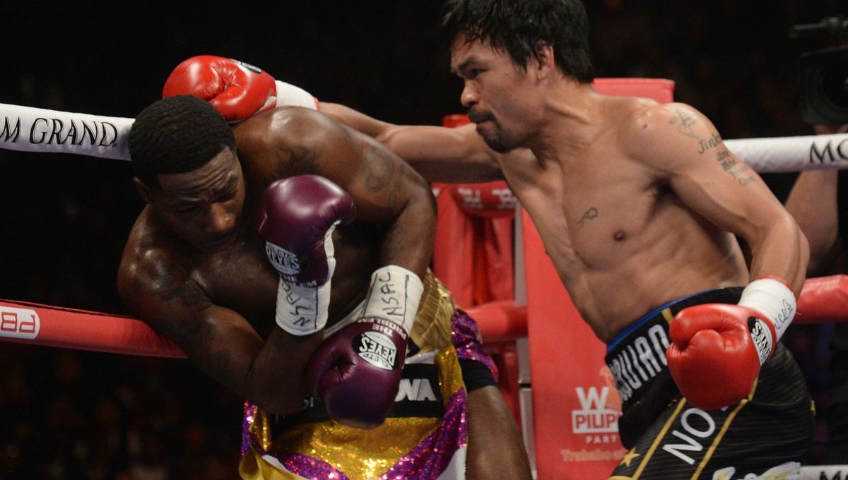 FULL TRẬN Manny Pacquiao vs Adrien Broner - Huyền thoại tái xuất