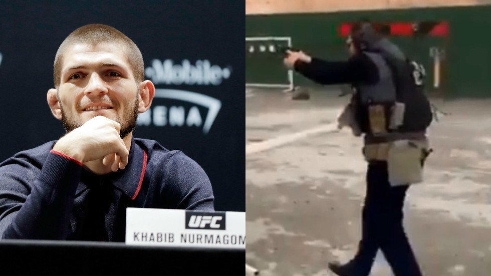VIDEO Khabib thể hiện kĩ năng bắn súng chuyên nghiệp tại Jordan