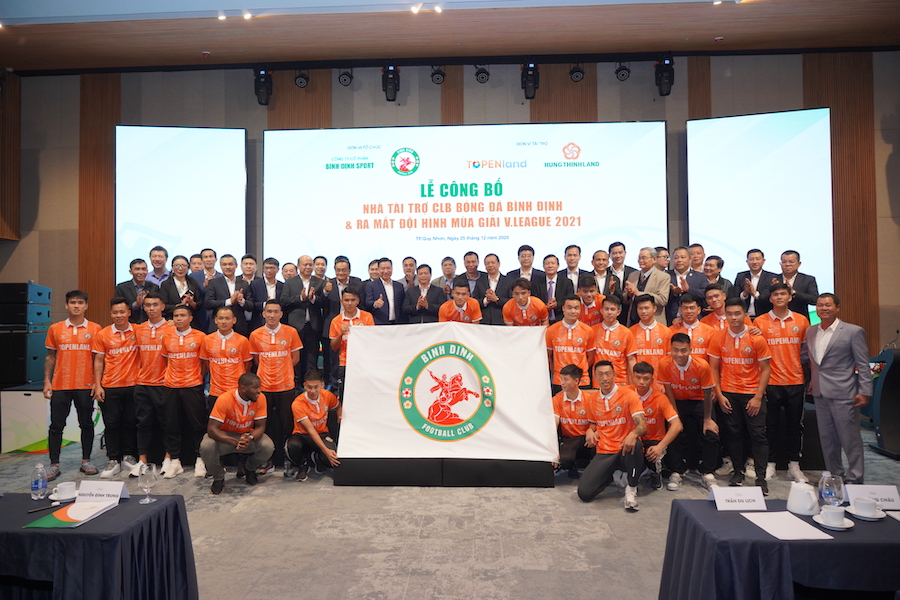 CLB Bình Định nhận tài trợ cực khủng, đặt mục tiêu top 6 V-League 2021