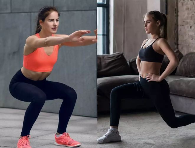 Squat hay Lunge giúp giảm cân và săn chắc đôi chân tốt hơn?