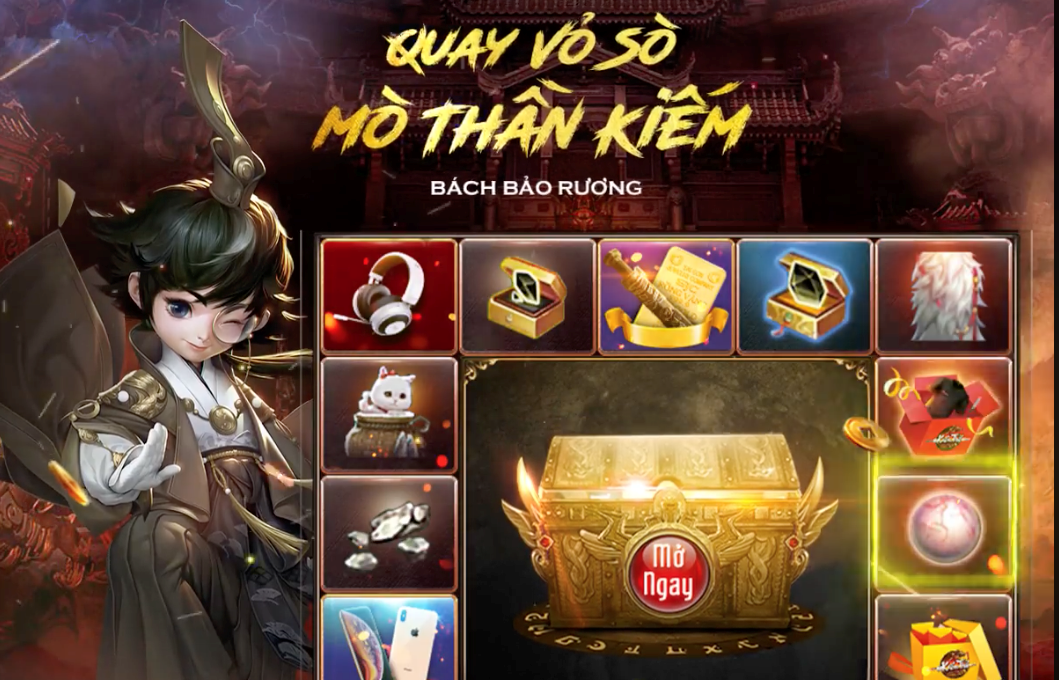 Kiếm Thế mobile chưa ra mắt nhưng vẫn ra sự kiện Bách Bảo Rương dành cho game thủ