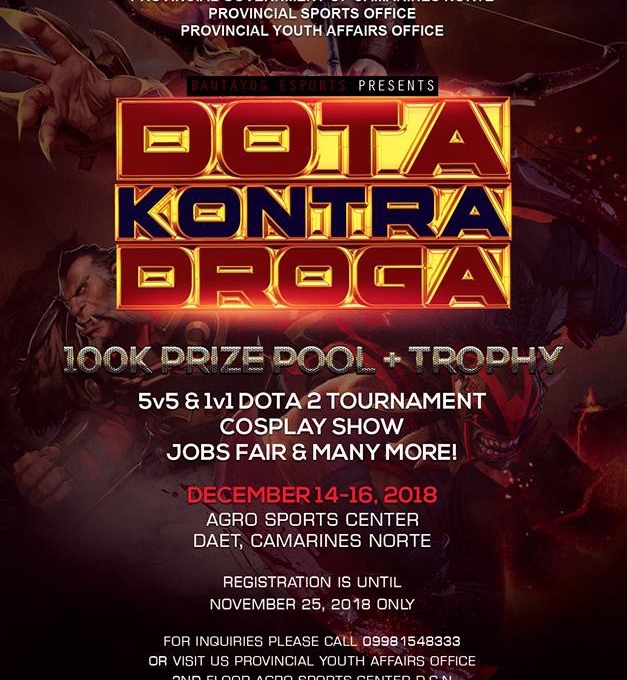 Philippines tổ chức giải đấu DOTA2 với tiêu chí 'đẩy lùi ma túy'