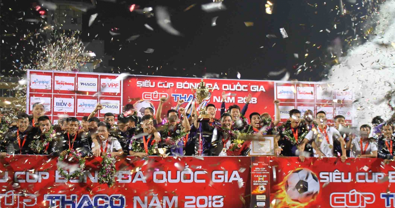 Đánh bại Bình Dương, Hà Nội vô địch Siêu cúp Quốc gia