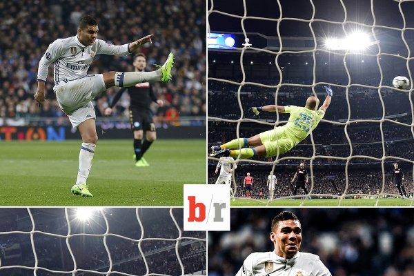 VIDEO: Siêu phẩm nã đại bác không tưởng của Casemiro vs Napoli