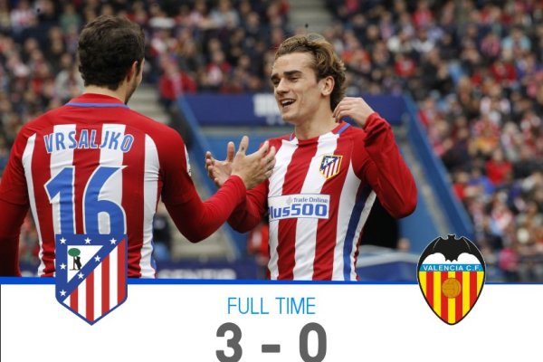 VIDEO Griezmann tỏa sáng, Atletico Madrid thắng đậm Valencia