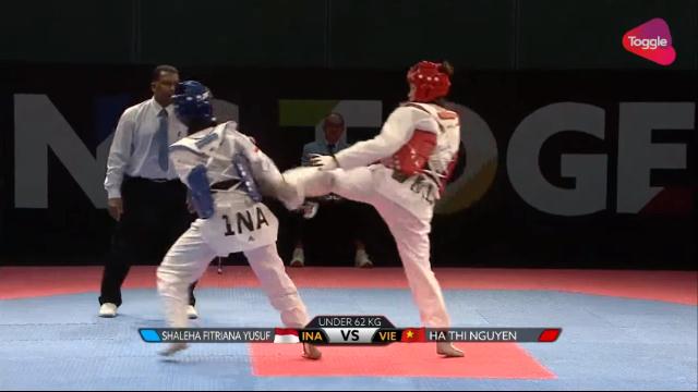 VIDEO: Hà Thị Nguyên giành HCV Taekwondo hạng 62kg nữ