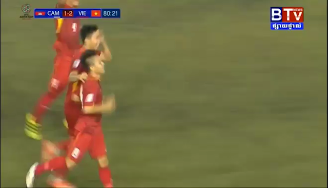 VIDEO: Quang Hải ấn định tỷ số 2-1 cho ĐT Việt Nam
