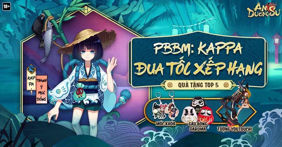 Âm dương sư: Hướng dẫn đội hình đua tốc PBBM KAPPA tầng 1-10