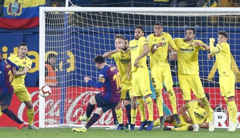 VIDEO: Ngả mũ trước siêu phẩm đá phạt đẳng cấp của Messi