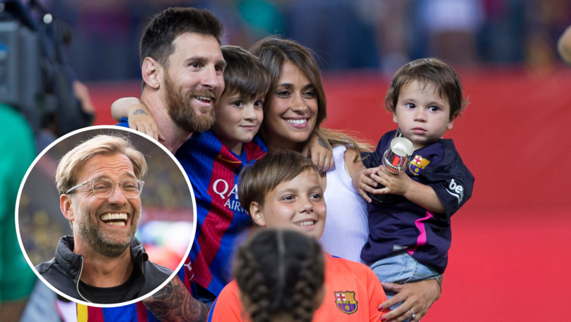 Messi bị con trai chế giễu sau trận thua trước Liverpool