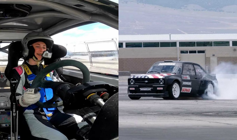 VIDEO: Bé gái 13 tuổi xinh đẹp trổ tài drift vô cùng điêu luyện