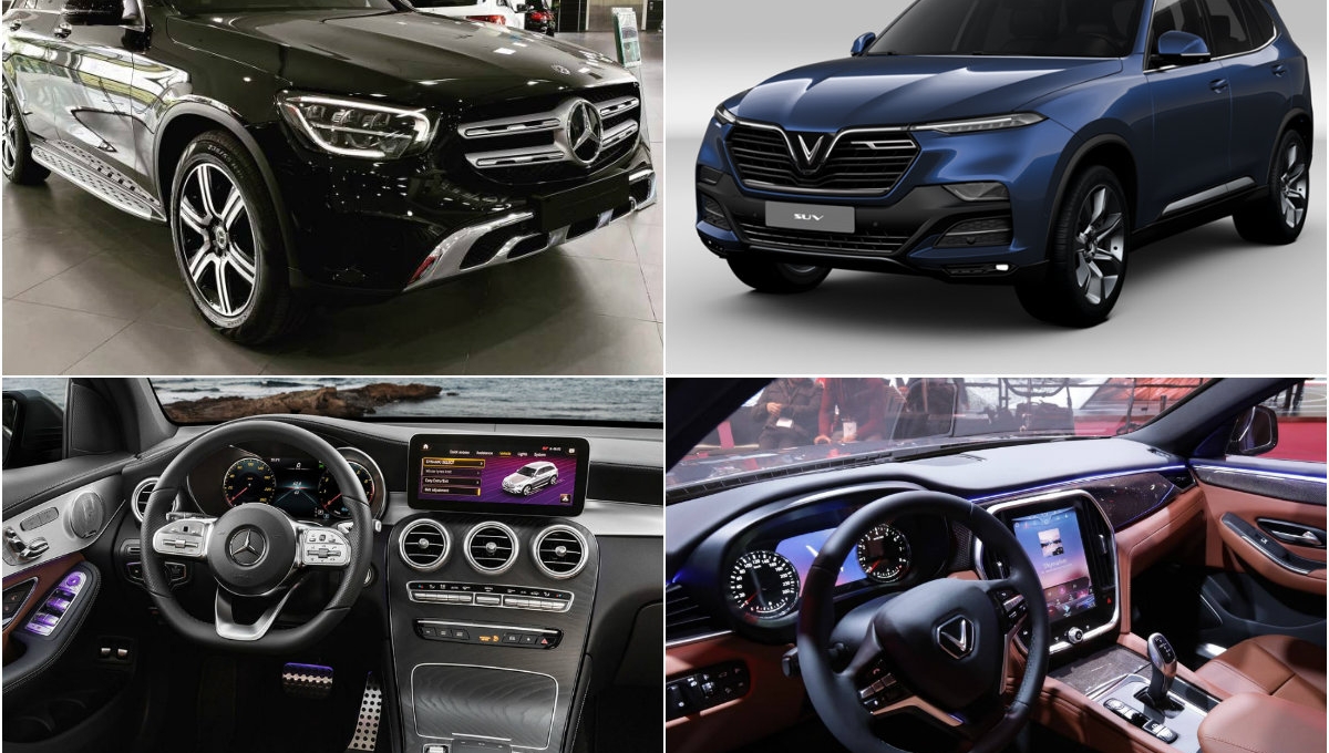VinFast Lux SA2.0 vs Mercedes GLC200: Xe Việt không thua xe Đức