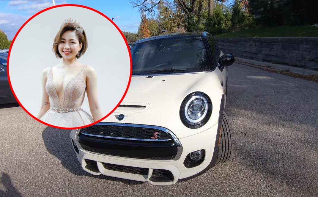Hotgirl Trâm Anh tậu Mini Cooper 'hàng hiếm'