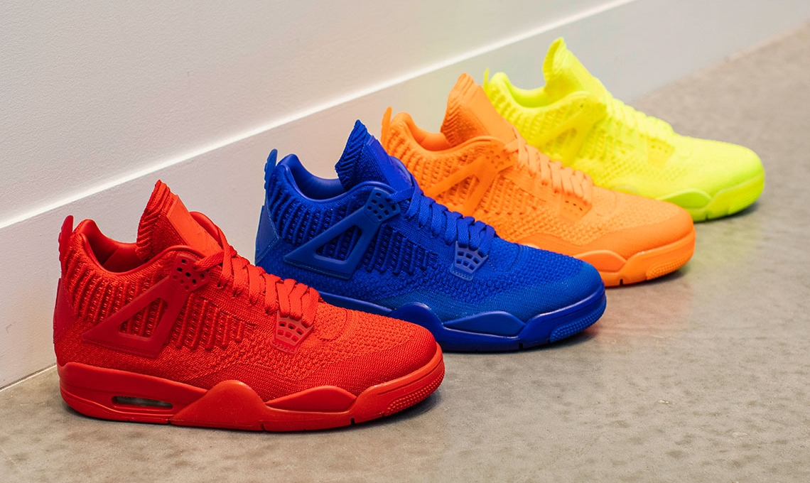 Air Jordan 4 Flyknit mới có tới 4 lựa chọn màu sắc