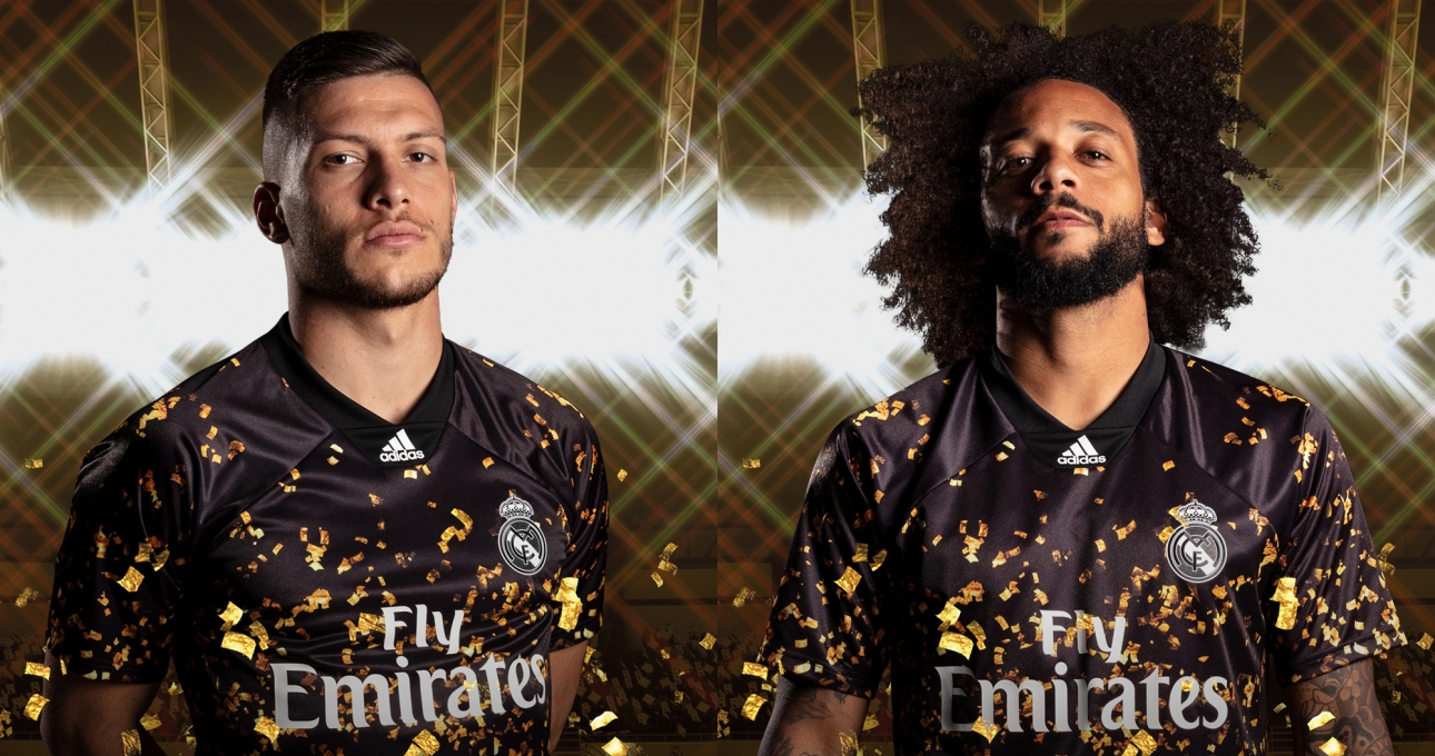 Real Madrid ra mắt áo đấu đặc biệt như 'dát vàng'