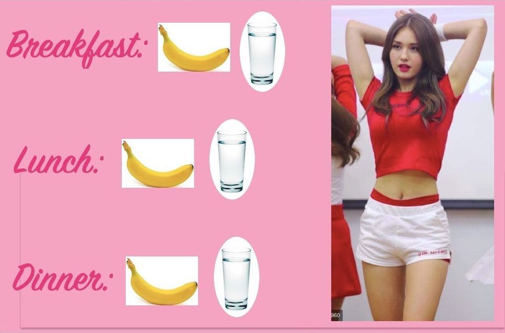 Idol Hàn Quốc giảm 4 kg một tuần nhờ ăn chuối