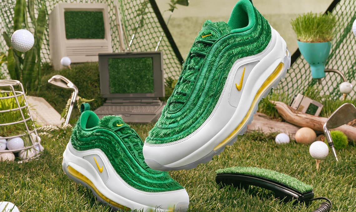 Nike có thêm giày đánh golf Air Max 97 G 'xanh mượt'