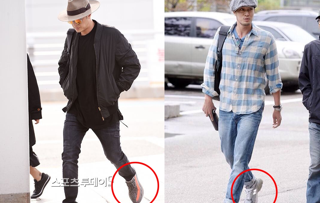 Phối đồ với Sneaker trẻ trung như tài tử 7X So Ji Sub 