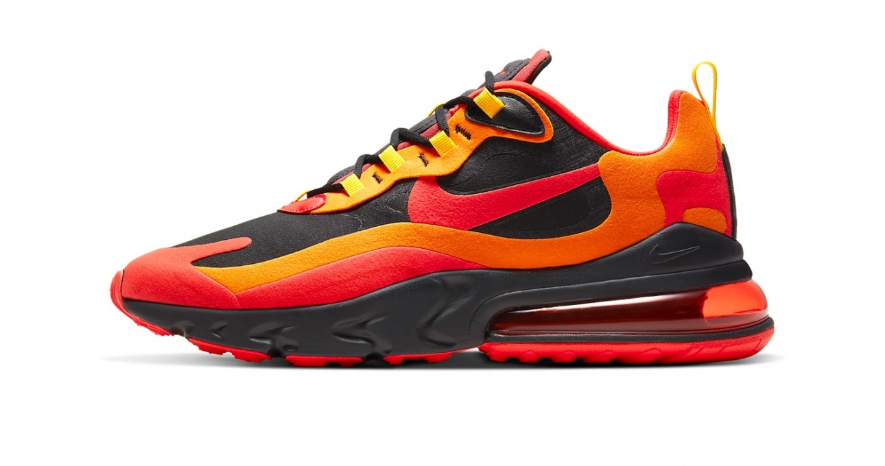 Nike ra mắt Air Max 270 React nham thạch rực lửa