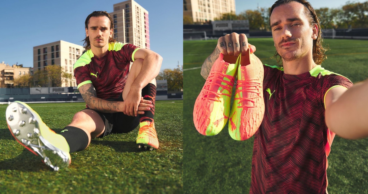 Antoine Griezmann quảng bá giày mới của Puma