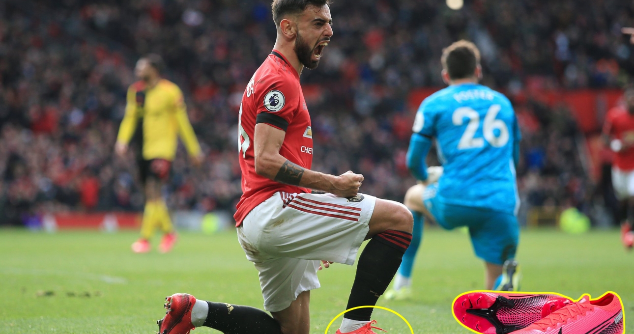 Tiền vệ hàng đầu của MU dùng giày đinh nào?