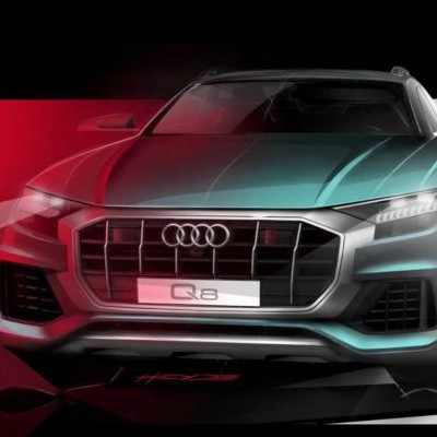 Audi Q8 tiếp tục lộ diện trong Teaser phác thảo thiết kế mới