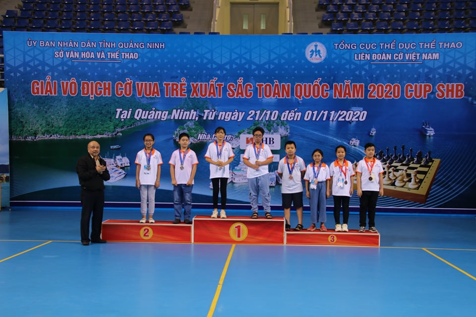 Kết thúc giải Cờ vua trẻ xuất sắc toàn quốc: TP.HCM nhất toàn đoàn