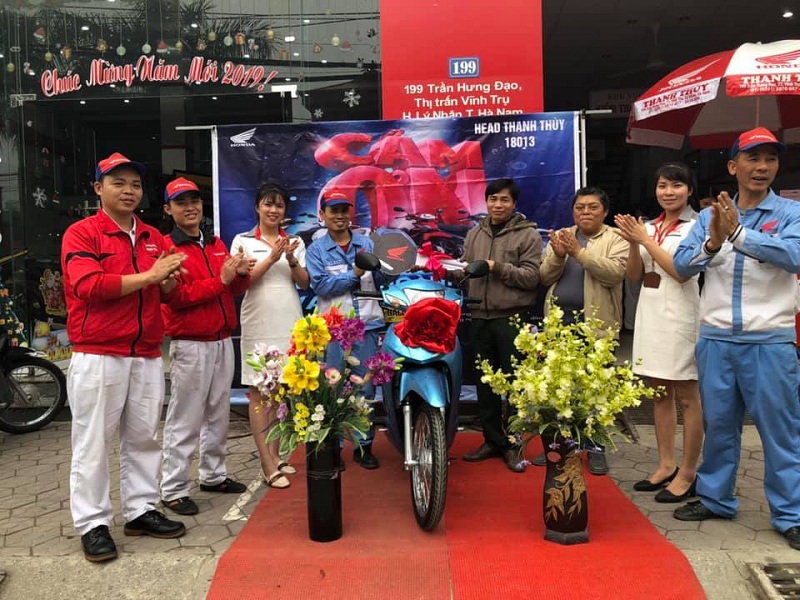 8,632 khách hàng Honda trúng xe máy chương trình tri ân Tết Kỷ Hợi 2019