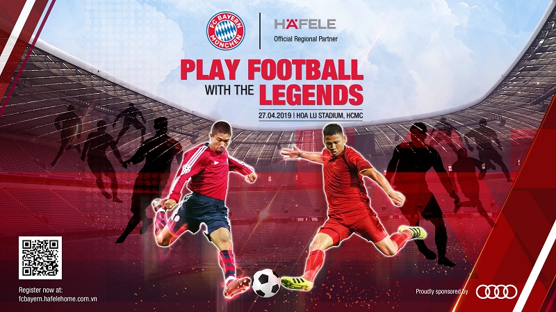 Chân sút huyền thoại của FC Bayern đến Việt Nam, so tài cùng Nguyễn Anh Đức
