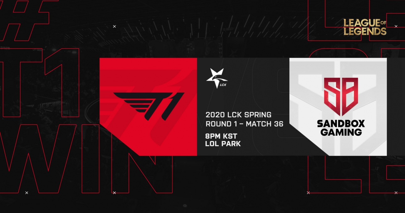 Kết quả LCK Mùa Xuân 2020 ngày 28/02: APK vs DRX, T1 vs SB