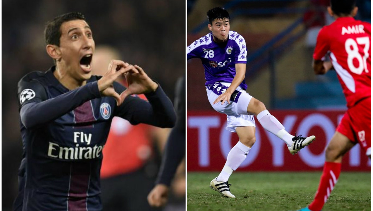 Di Maria 'thích' siêu phẩm của Duy Mạnh ở AFC Cup