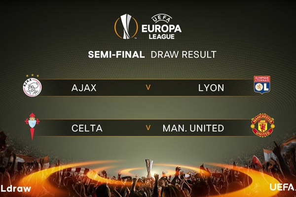 MU gặp đối thủ Tây Ban Nha tại bán kết Europa League