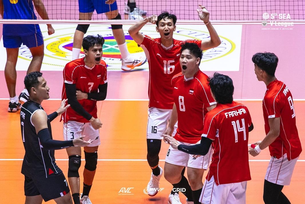 Bóng chuyền nam Indonesia mang đội hình 'khủng' đến SEA Games 33