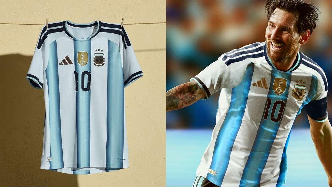 ĐKVĐ Argentina trình làng mẫu áo 'ghi dấu Messi' tại World Cup 2026