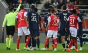 Ramos nhận thẻ đỏ, PSG hòa thất vọng