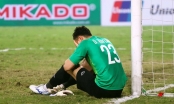 Đặng Văn Lâm lầm lũi một mình cổ vũ cho ĐT Việt Nam