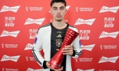 Biểu cảm 'lạ' của Kai Havertz khi nhận giải Cầu thủ hay nhất trận tại World Cup 2022
